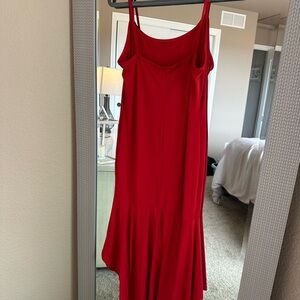 Elegant Red Women's Dress